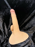 RM 508  - 8" GenderMender - Hard - Original Scrotum  - 3/4" Bumps Fascination Sleeve - color 3049R2 - READY TO SHIP Not Customizable