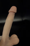 RM 454 - 8" GenderMender - Hard - Original Scrotum - Dual Texture - 3/4" Bumps Fascination Sleeve - Color 3021 - READY TO SHIP Not Customizable