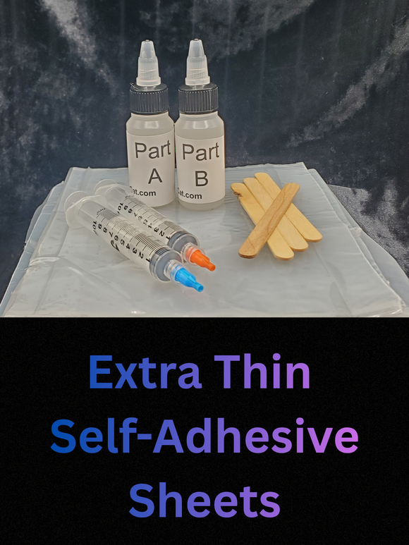 Extra-Thin Self-Adhesive Sheet- 3 Pack Kit