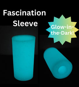 RM 674- LIMITED EDITION - 3/4" Bumps Fascination Sleeve - Dazzling Glow (In-The-Dark)