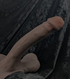 RM 727- 8" GenderMender -Hard- Dual Texture- Original Scrotum- Color 31010+B10- READY TO SHIP, Not Customizable