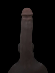 RM 727- 8" GenderMender -Hard- Dual Texture- Original Scrotum- Color 31010+B10- READY TO SHIP, Not Customizable