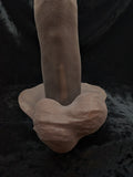 RM 748-DISCOUNTED 7" 4RLZ Girthy- Hard- Dual Texture- Amazeballs - Color 3107+B6- READY TO SHIP, Not Customizable