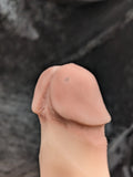 RM 777- DISCOUNTED 8" GenderMender- Hard- Anchor- Dual Texture- Original Scrotum- Color 3022- READY TO SHIP, Not Customizable