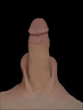 RM 690- 5" 4RLZ Slim- Hard - Dual Texture- Original Scrotum - Color 3051 - READY TO SHIP Not Customizable